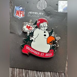 NFL Kansas City Chiefs Cleveland Browns 2015 Collectible Pin